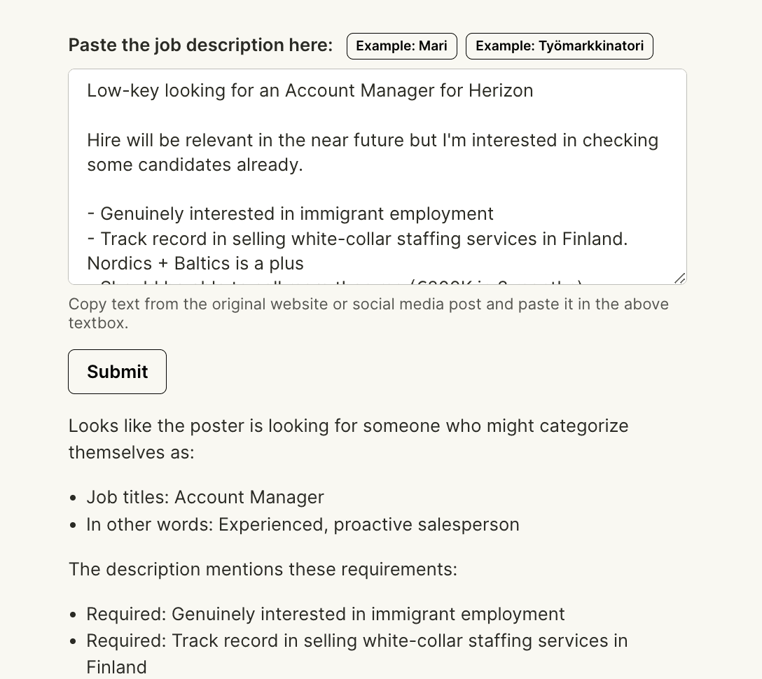 Cover Letter Builder Interface